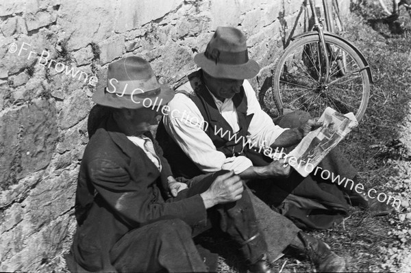 OLD FARMER SHOWINC CYCLISTS ROUTE ON MAP